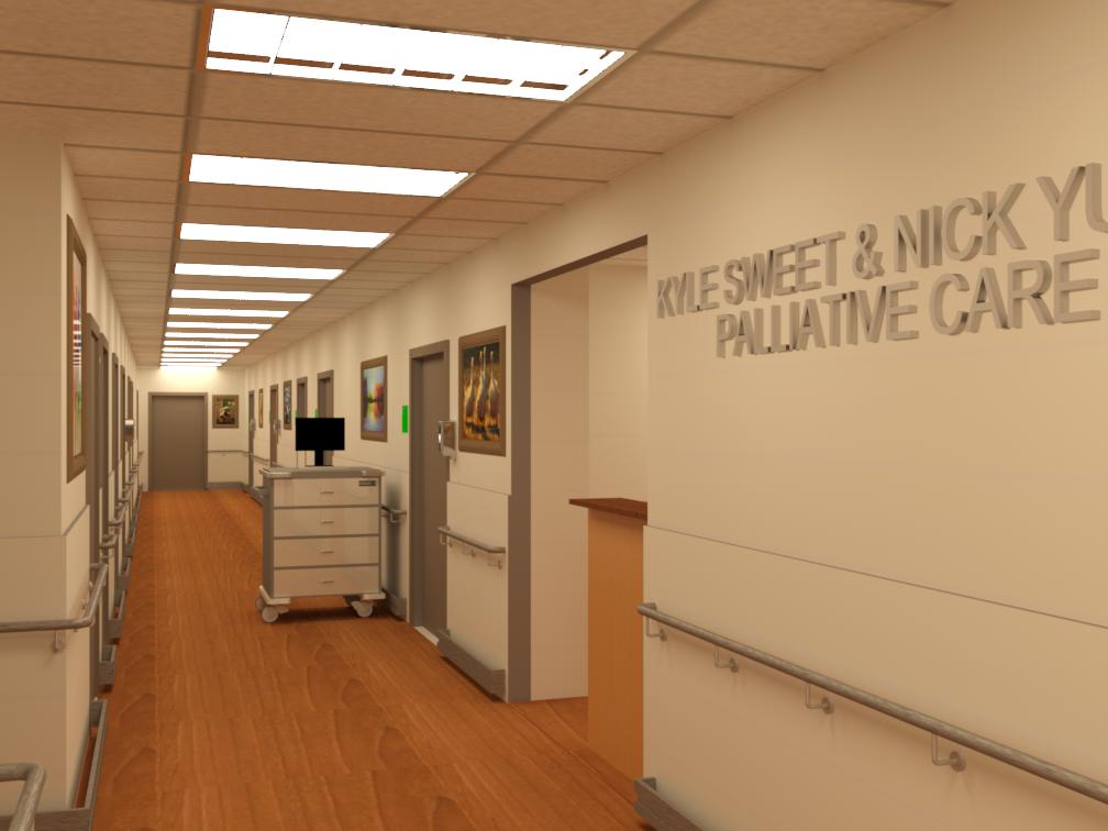 Rendering of the Palliative Care Unit