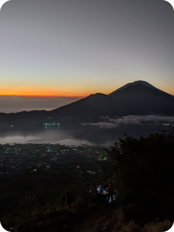 Mount Batur in Bali