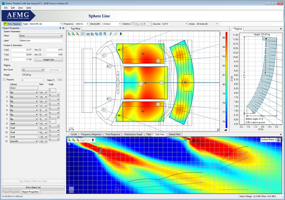 Screenshot of EASE Software Program