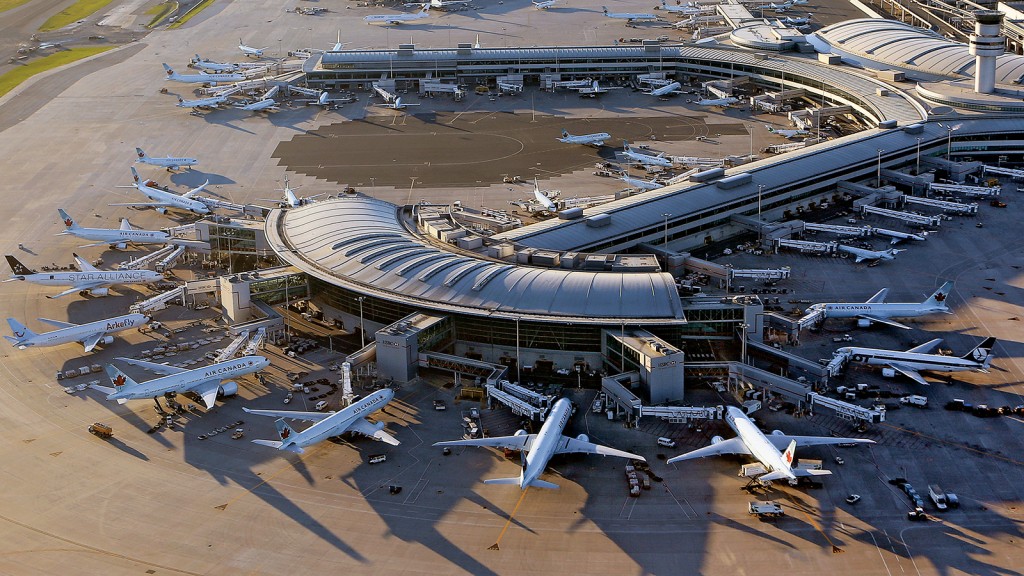 Aerial Photo of Toronto Pearson Airport