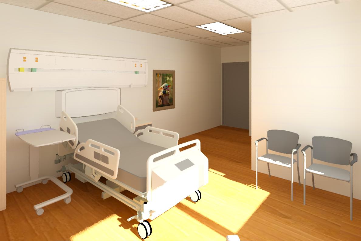 Renderings of the Palliative Care Unit