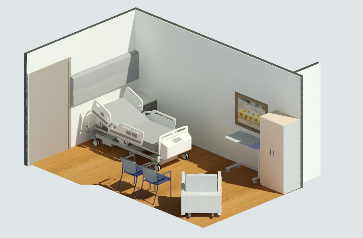 Renderings of the Palliative Care Unit